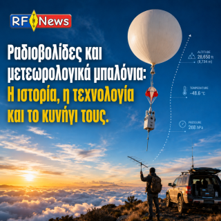 Ραδιοβολίδες και μετεωρολογικά μπαλόνια: Η ιστορία, η τεχνολογία και το κυνήγι τους.